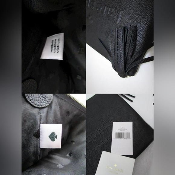 NWT Kate Spade LARCHMONT AVENUE LOGO GIA CLUTCH - Picture 2 of 6